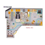 Playground Equipment Factory - Indoor Playground Aesthetics 90sqm Cafe