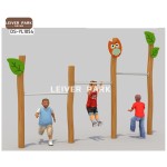 Outdoor Playground Equipment Supplier - Wooden Seesaw Balance Swing