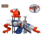 Outdoor Playground Equipment Factory - Plastic Slide Kindergarten Garden