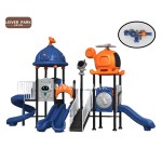 Outdoor Playground Equipment Factory - Plastic Slide Kindergarten Garden