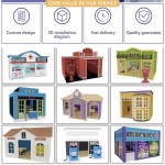 Soft Playground Equipment Factory - Role Playhouse Kids Shopping House