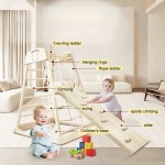 Wooden Climbing Toys Factory - Kid 3 in 1 Climbing Frame
