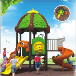 Commercial Playground Equipment Factory - Plastic Slide Galvanized Metal