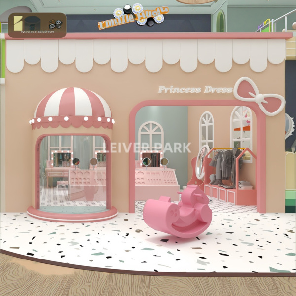 Soft Play Area Supplier - Children's Plastic Role-Play Dollhouse