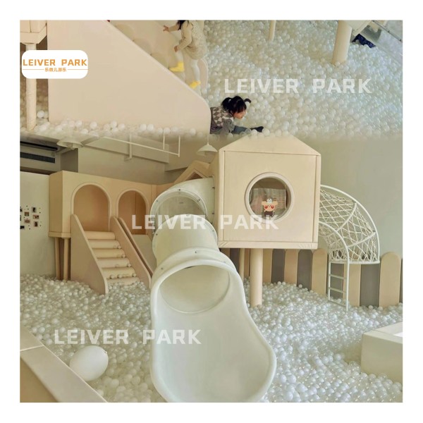 Indoor Playground Equipment Manufacturer - Design With Slide Ball Pit