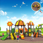 Outdoor Playground Supplier - Colorful Design With Slides Swing