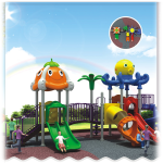 Commercial Playground Equipment Factory - Plastic Slide Galvanized Metal