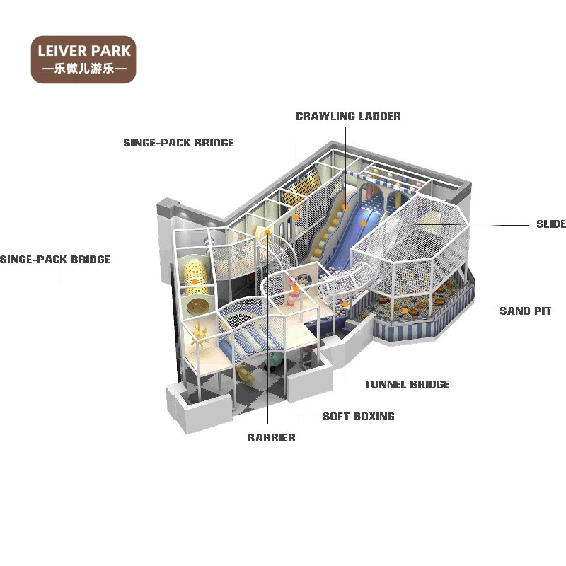 Indoor Playground Equipment Factory - 2025 High-End Soft Play Feature