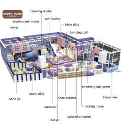 Soft Play Equipment Supplier - Custom With Slide Playground Module