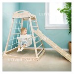 Wooden Climbing Toys Factory - Kid 3 in 1 Climbing Frame