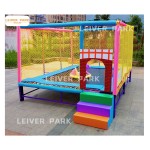Kids Outdoor Trampoline Supplier - 4x4m Customized Soft Play Set