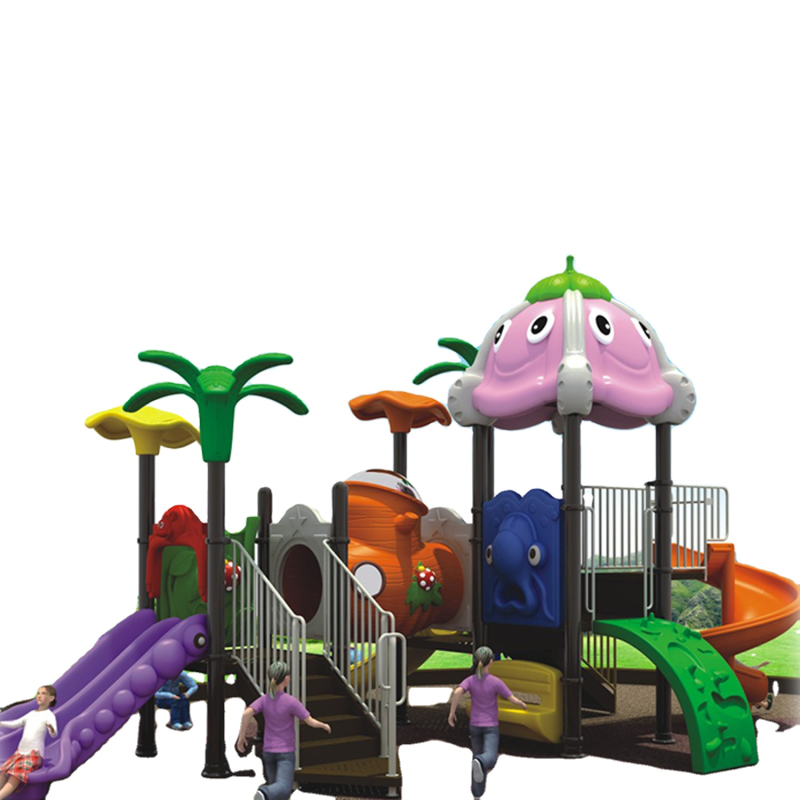 Commercial Playground Equipment Factory - Plastic Slide Galvanized Metal
