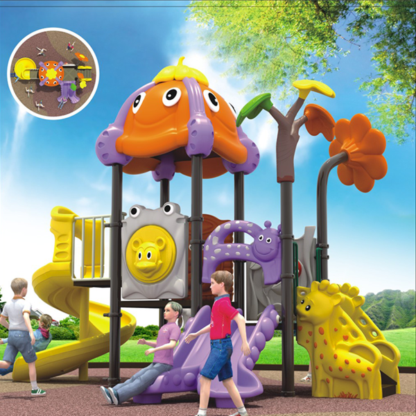 Outdoor Playground Supplier - Colorful Design With Slides Swing