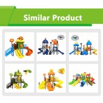 Outdoor Playground Equipment Factory - Plastic Slide Kindergarten Garden
