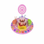 Soft Play Equipment Factory - Pastel 1-4 Kids Carousel Electric