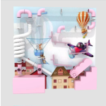 Ball Wall Factory - Hot Sale Macaron Color Ball Wall Puzzle