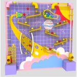 Playground Equipment Supplier - Small Indoor Ball Wall Puzzle Mechanical