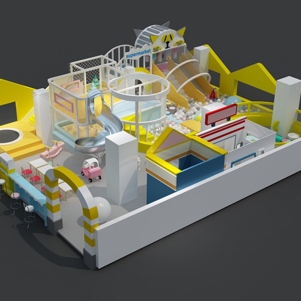 Soft Playground Equipment Factory - 100 Sqm Commercial Toddler Softplay