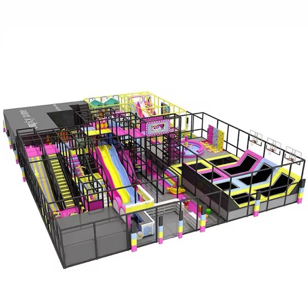 Trampoline Park Equipment Factory - Outdoor Playground Amusement Park