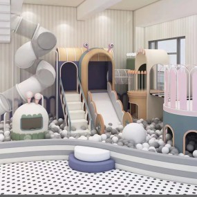 Soft Playground Manufacturer - 200 Sqm Commercial Kids Play Area