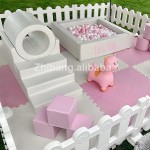 Outdoor Soft Play Equipment Factory - Pink Ball Pit Climber PVC