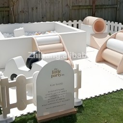 Soft Play Equipment Factory - Durable White Outdoor Modular Set