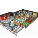 Amusement Park Equipment Factory - Air Bag Jumping Trampoline Playground