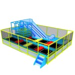 Trampoline Park Factory - Outdoor Jumping Indoor Amusement Park