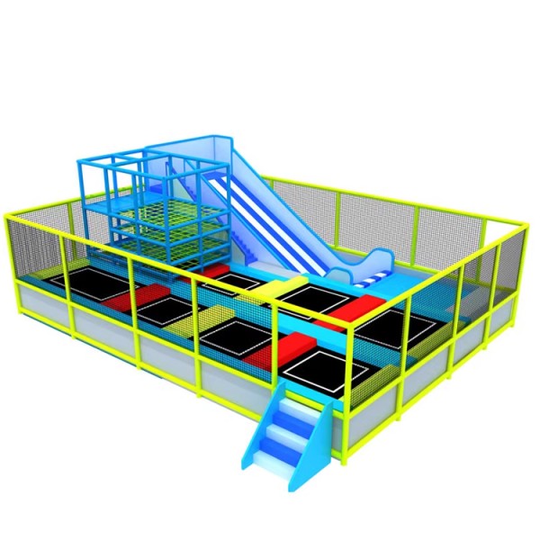 Trampoline Park Factory - Outdoor Jumping Indoor Amusement Park