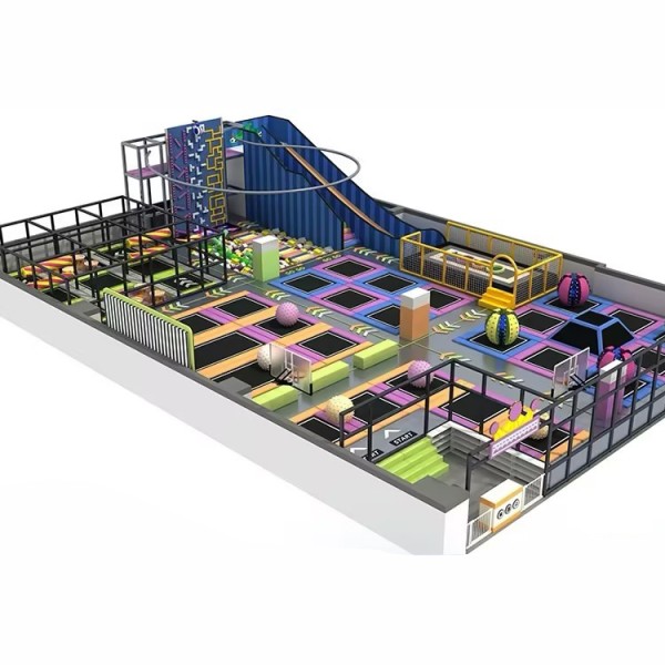 Outdoor Trampoline Park Supplier - Children's Playground Jumping Equipment