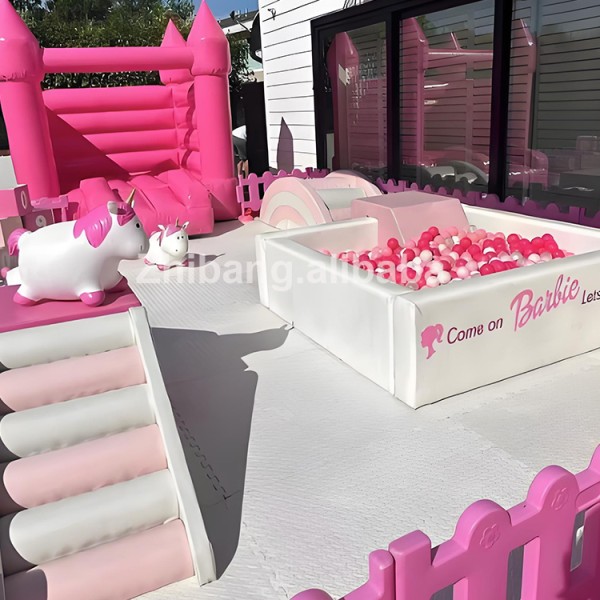 Kids Outdoor Soft Play Manufacturer - Commercial Colorful Modular Set