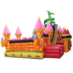 Large Bouncy Castle Manufacturer - Large Blue Commercial Bounce House