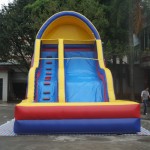 Inflatable Slide Factory - New Design Red Blue Slide Combo