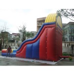 Inflatable Slide Factory - New Design Red Blue Slide Combo
