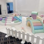 Soft Play Equipment Manufacturer - White Set School Amusement Park