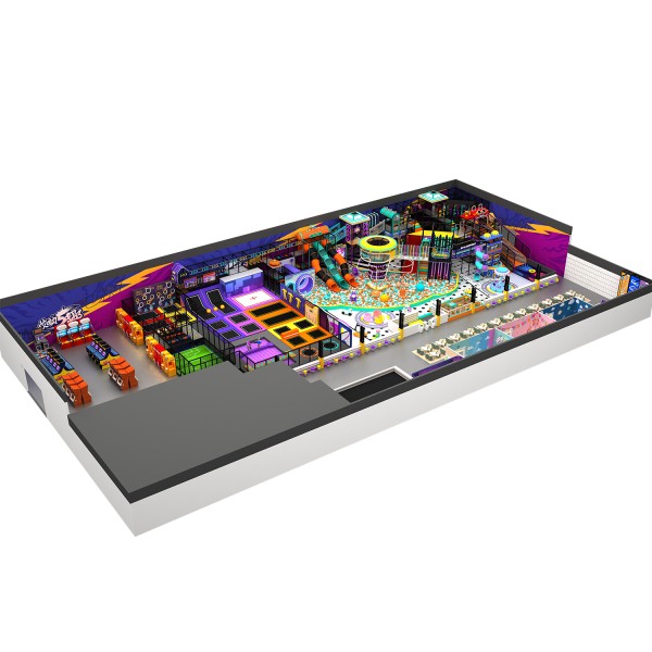 Indoor Playground Supplier - 1900 Sqm Newly Designed Theme Park