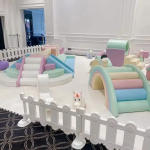 White Soft Play Supplier - School Amusement Mall Climbing Functions