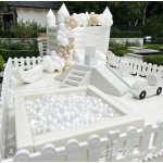 Soft Play Equipment Manufacturer - White Set School Amusement Park