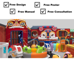 Commercial Amusement Equipment Factory - Hot Selling Colorful Game Platform