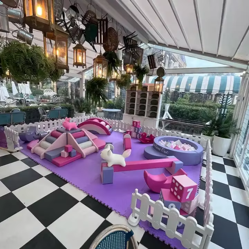 Soft Play Equipment Factory - Durable White Sponge Kindergarten