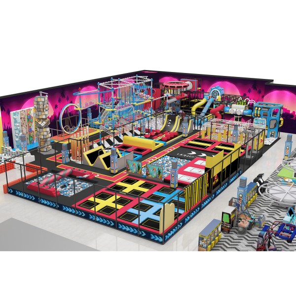 Indoor Playground Equipment Factory - Custom Slide Trampoline Combo