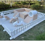 Soft Play Equipment Manufacturer - White Set School Amusement Park