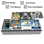 Indoor Playground Manufacturer - Factory Promotion 50-Person Capacity