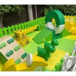 Soft Play Equipment Manufacturer - White Set School Amusement Park