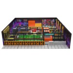 Indoor Trampoline Park Manufacturer - Europe Standard Ninja Warrior