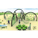 Amusement Equipment Supplier - Kids Outdoor Gym Plastic Playsets