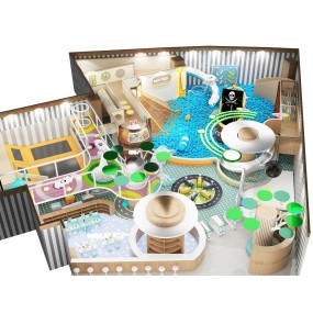Indoor Playground Equipment Supplier - Slide Soft Play PE Ball Pool