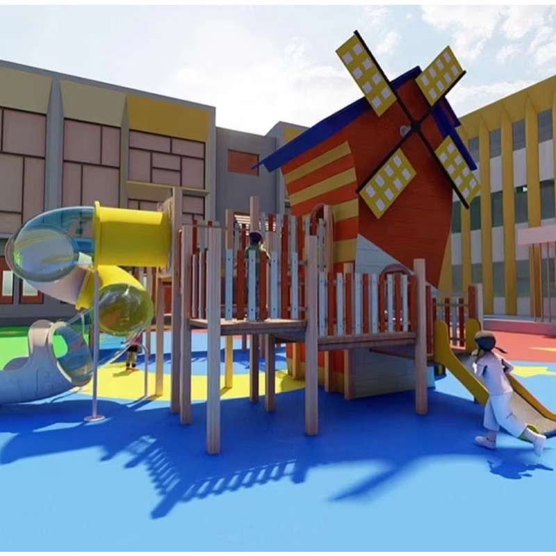 Wooden Playhouse Manufacturer - New Arrival Modern Amusement Equipment