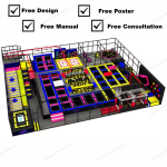 Indoor Trampoline Park Manufacturer - Customized PVC Ninja Foam Pits