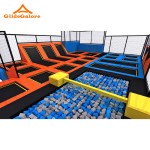 Small Trampoline Manufacturer - Red Blue Small Custom Trampoline